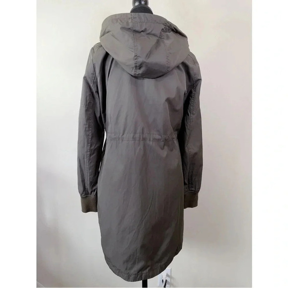 ELLABEE GREEN ARMY LONG JACKET - Picture 2 of 14